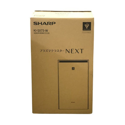 SHARP シャープ 加湿空気清浄機 ホワイト プラズマクラスターNEXT PM2.5 花粉 空気浄化 KI-SX75-W 中古 T1