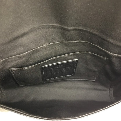 COACH コーチ ハンドバッグ レディース レザー チェーン ショルダーバッグ ゴールド金具 ブラック F34602 中古 T1