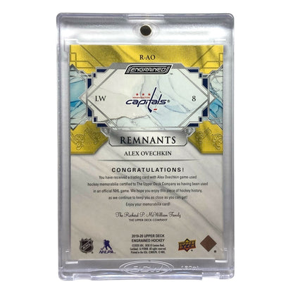 UPPER DECK NHLカード ENGRAINED ALEX OVECHKIN CAPITALS 02/15 #R-AO 中古 IT2