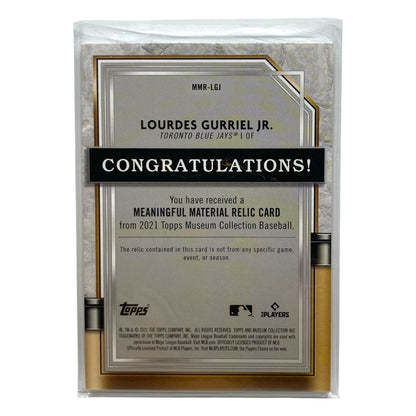 TOPPS MLBカード MUSEUM COLLECTION LOURDES GURRIEL JR. BLUE JAYS 05/10 #MMR-LGJ 中古 IT2