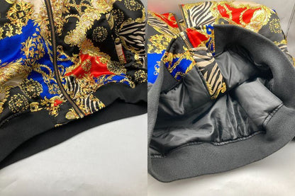 SCREP スクレップ 総柄 ブルゾン サイズXL 中古 D4