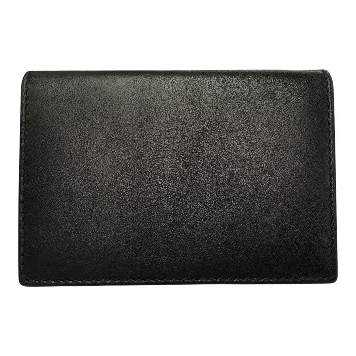 dunhill ダンヒル サイドカー 名刺入れ/カードケース メンズ レザー ロゴプレート ビジネス ブラック QD4700A 中古 T1