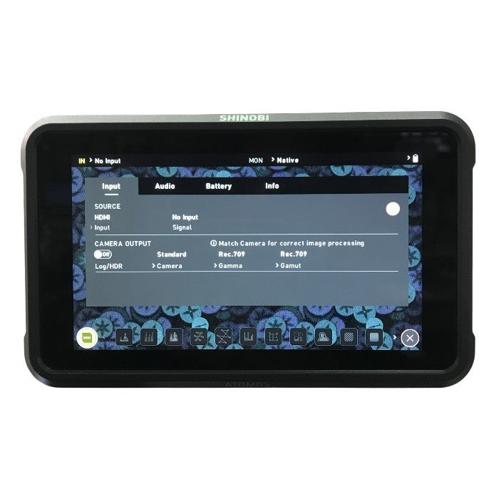 ATOMOS SHINOBI 5.2インチ フィールドモニター ブラック 4K HDMI 1920×1080ディスプレイ 軽量 ATOMSHBH01 中古 T1