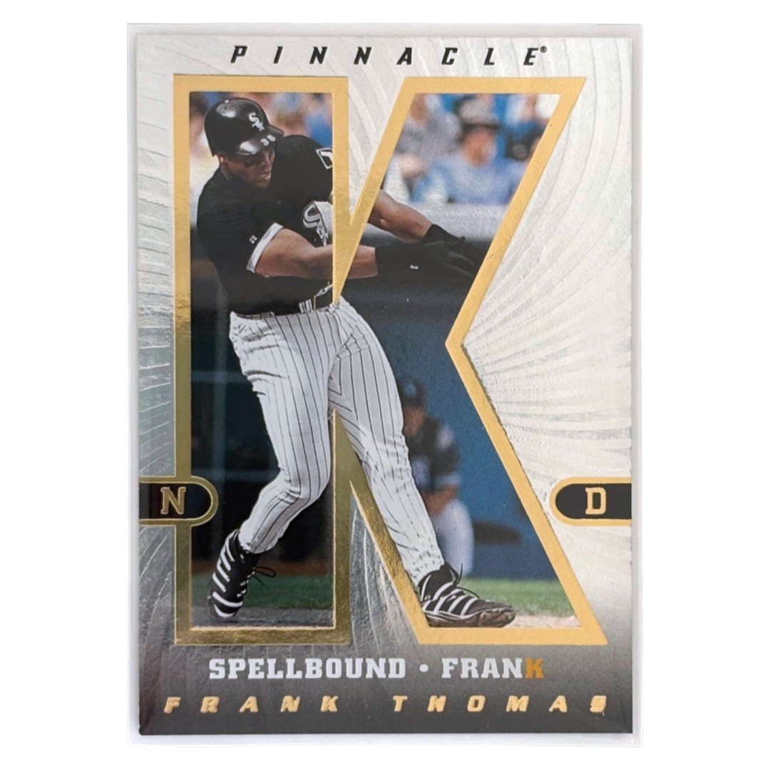 PINNACLE MLBカード NEW PINNACLE SPELLBOUND FRANK THOMAS CHICAGO WHITE SOX #5FT 中古 IT1