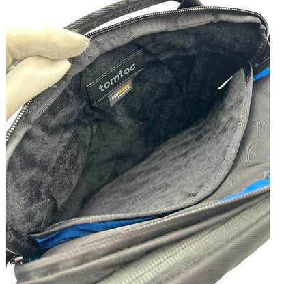 tomtoc トムトック ショルダーバッグ 鞄 ナイロン メンズ 2WAY ハンド ブラック 中古 W４