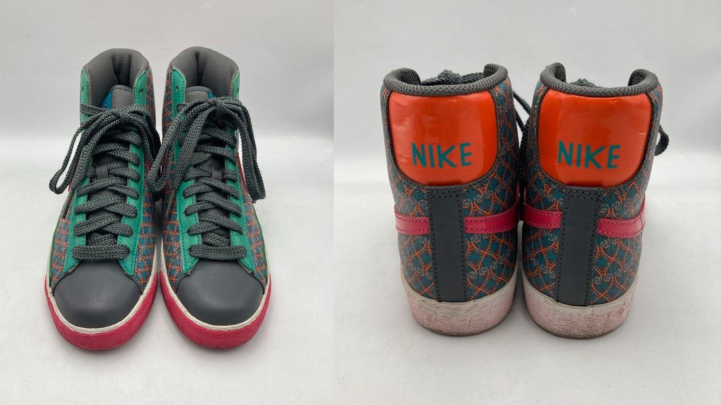 NIKE WMNS ナイキ ウィメンズ ブレーザー ハイ blazer high vera bradley 317808 061 レディース サイズ24cm 中古 D4
