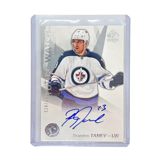 UPPER DECK NHLカード SP AUTHENTIC BRANDON TANEV WINNIPEG JETS 524/999 #193 中古 IT1