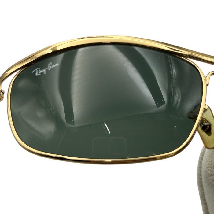 Ray-Ban レイバン サングラス 0RB3119M OLYMPIAN I DELUXE GOLD 日本 62 (FREE サイズ) 眼鏡 メンズ オリンピアン デラックス 中古 W４