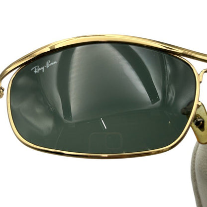 Ray-Ban レイバン サングラス 0RB3119M OLYMPIAN I DELUXE GOLD 日本 62 (FREE サイズ) 眼鏡 メンズ オリンピアン デラックス 中古 W４