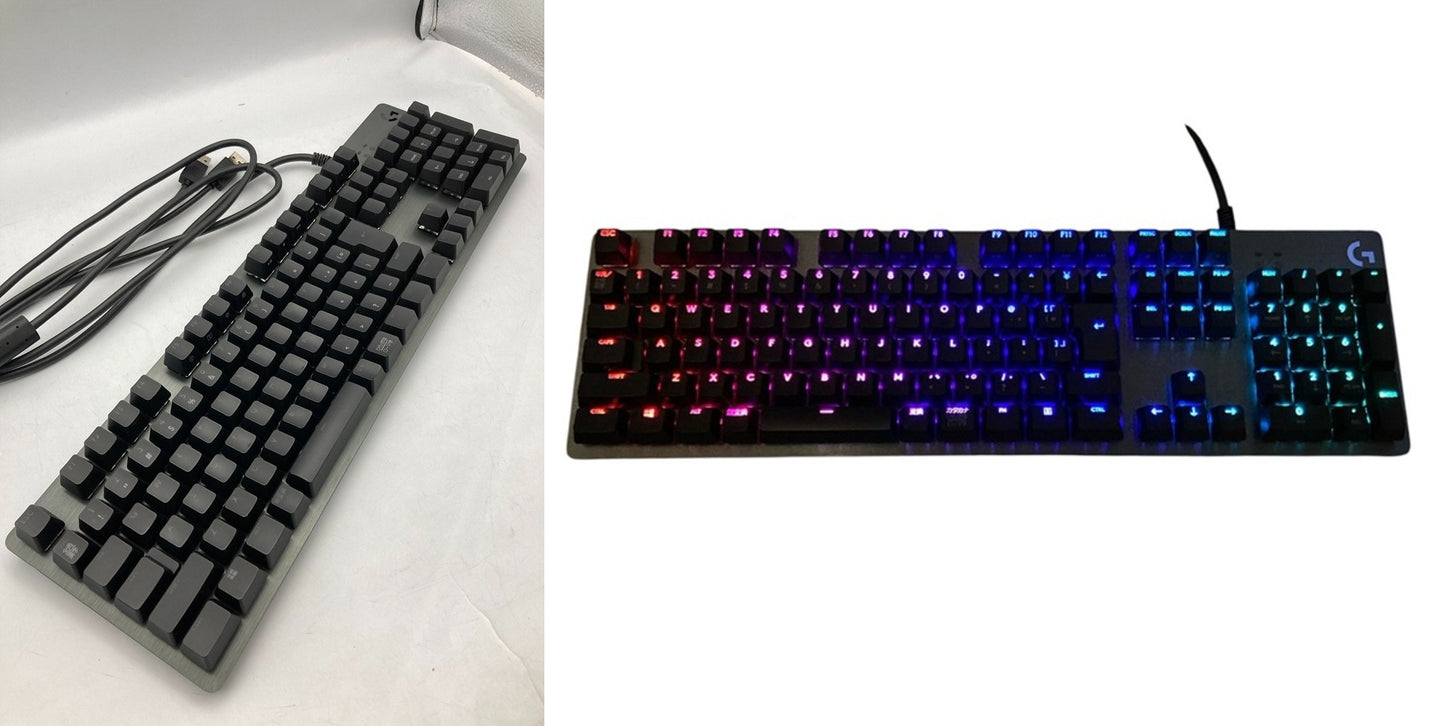 Logicool ロジクール G512 CARBON 有線 RGBメカニカルゲーミングキーボード(タクタイル) 中古 D4