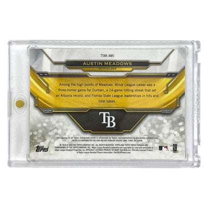 TOPPS MLBカード TRIPLE THREADS AUSTIN MEADOWS TAMPA BAY RAYS 1/1 #TTAR-AM5 中古 IT1