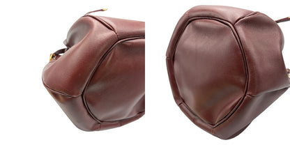 Cartier カルティエ マストライン 巾着 バッグ 鞄 ショルダー ブランド レディース 中古 W４