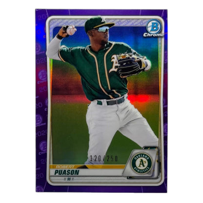 TOPPS MLBカード BOWMAN CHROME ROBERT PUASON OAKLAND ATHLETICS /250 #BD-155 中古 IT2