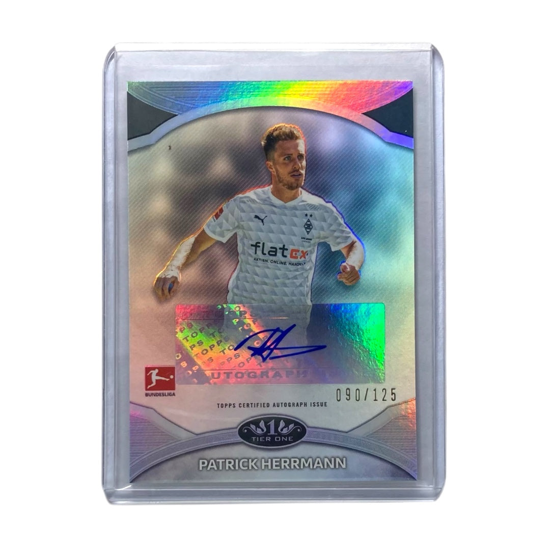 TOPPS サッカーカード TIER 1 PATRICK HERRMANN BORUSSIA MONCHENGLADBACH /125 #PP-PH 中古 IT2