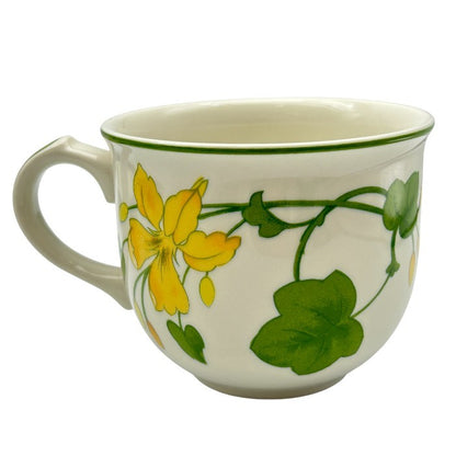 ビレロイ&ボッホ VILLEROY&BOCH ゼラニウム カップ&ソーサー ペア 洋食器 花柄 おしゃれ 中古 W1