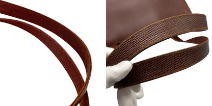 Salvatore Ferragamo サルヴァトーレ フェラガモ レザー トートバッグ 本革 ブランド レディース 鞄 ブラウン A4 通勤 お出かけ 中古 W４