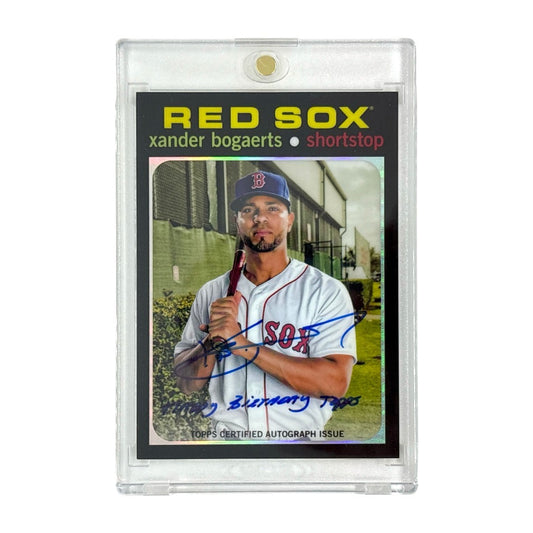 TOPPS MLBカード TRIBUTE XANDER BOGAERTS BOSTON RED SOX #TTA-XB 中古 IT1
