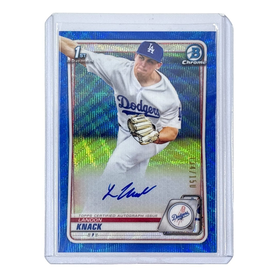 TOPPS MLBカード BOWMAN CHROME 1ST LANDON KNACK LOS ANGELES DODGERS /150 #CDA-LK 中古 IT1
