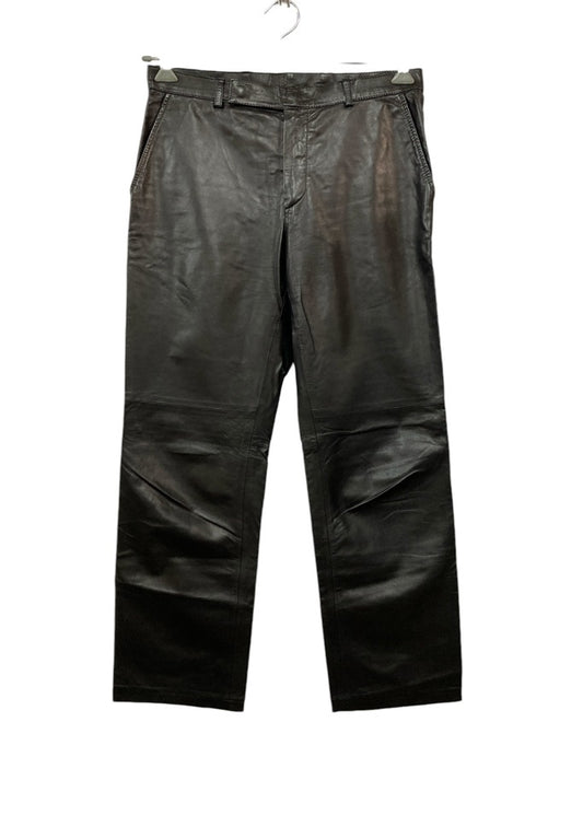GRIFONI グリフォー二 シップス 牛革 レザーパンツ サイズ46 中古 D4