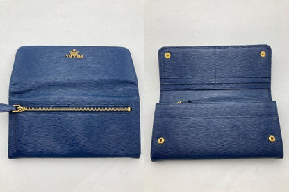 PRADA プラダ VITELLO MOVE ヴィッテロムーブ 2つ折り長財布 中古 D4