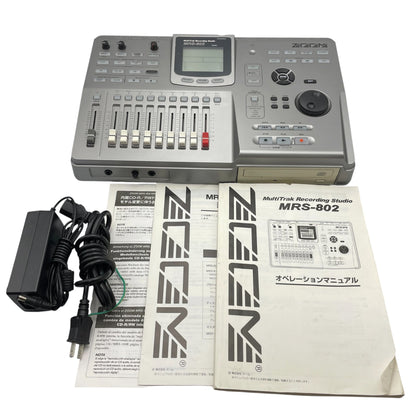 ZOOM MTR マルチトラックレコーダー MRS-802 8tr ハードディスク ミキサー 中古 R4