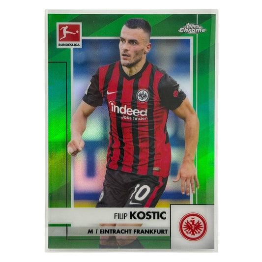 TOPPS サッカーカード CHROME FILIP KOSTIC EINTRACHT FRANKFURT /99 #39 中古 IT1