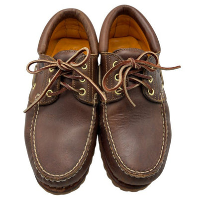 Timberland ティンバーランド 3EYE デッキシューズ 30003 7.5W(約25.5cm) 靴 革靴 シューズ メンズ レザー 中古 W４