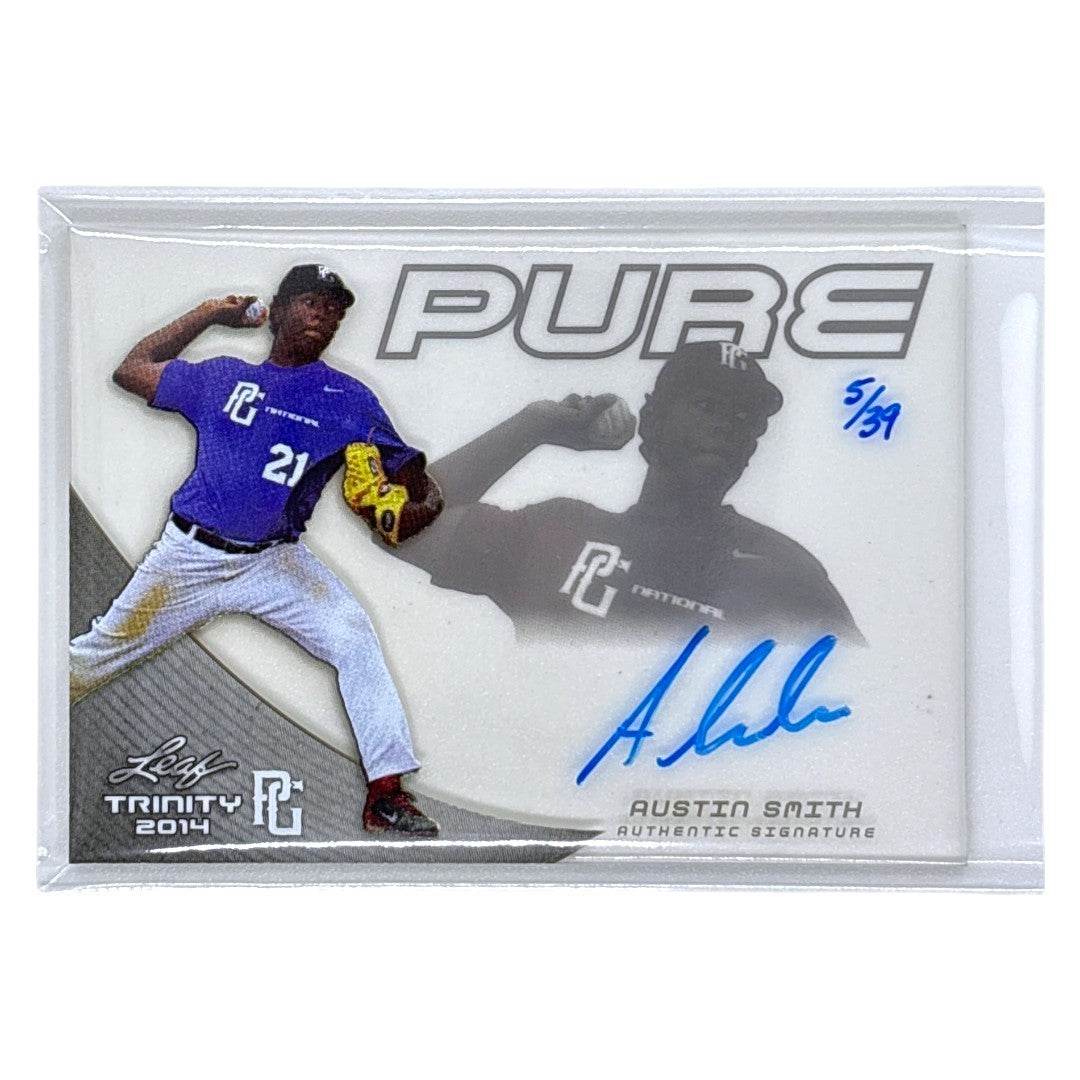 Leaf MLBカード TRINITY PERFECT GAME PURE AUSTIN SMITH #PGP-AS1 中古 IT1