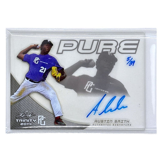 Leaf MLBカード TRINITY PERFECT GAME PURE AUSTIN SMITH #PGP-AS1 中古 IT1