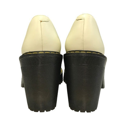 Dr.Martens ドクターマーチン CORDELIA ショートブーツ レディース レザー ヒール ブーティ ホワイト UK4 中古 T1