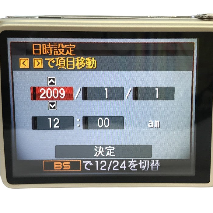 CASIO EXILIM コンパクト デジタルカメラ ゴールド 光学4倍ズーム 顔検出 EX-Z450GD 中古 T1