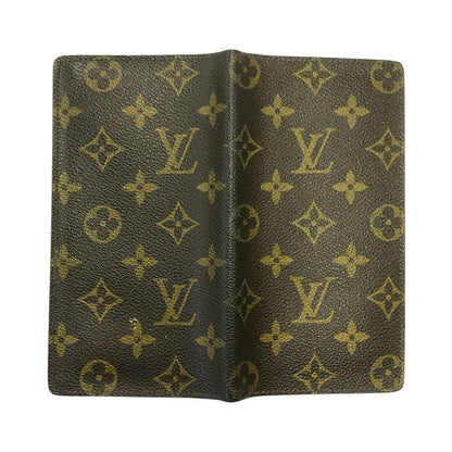 LOUIS VUITTON ルイヴィトン モノグラム ポルトカルトクレディ 円 長財布 メンズ 札入れ 小銭入れなし 旧型 ブラウン M60825 中古 T1