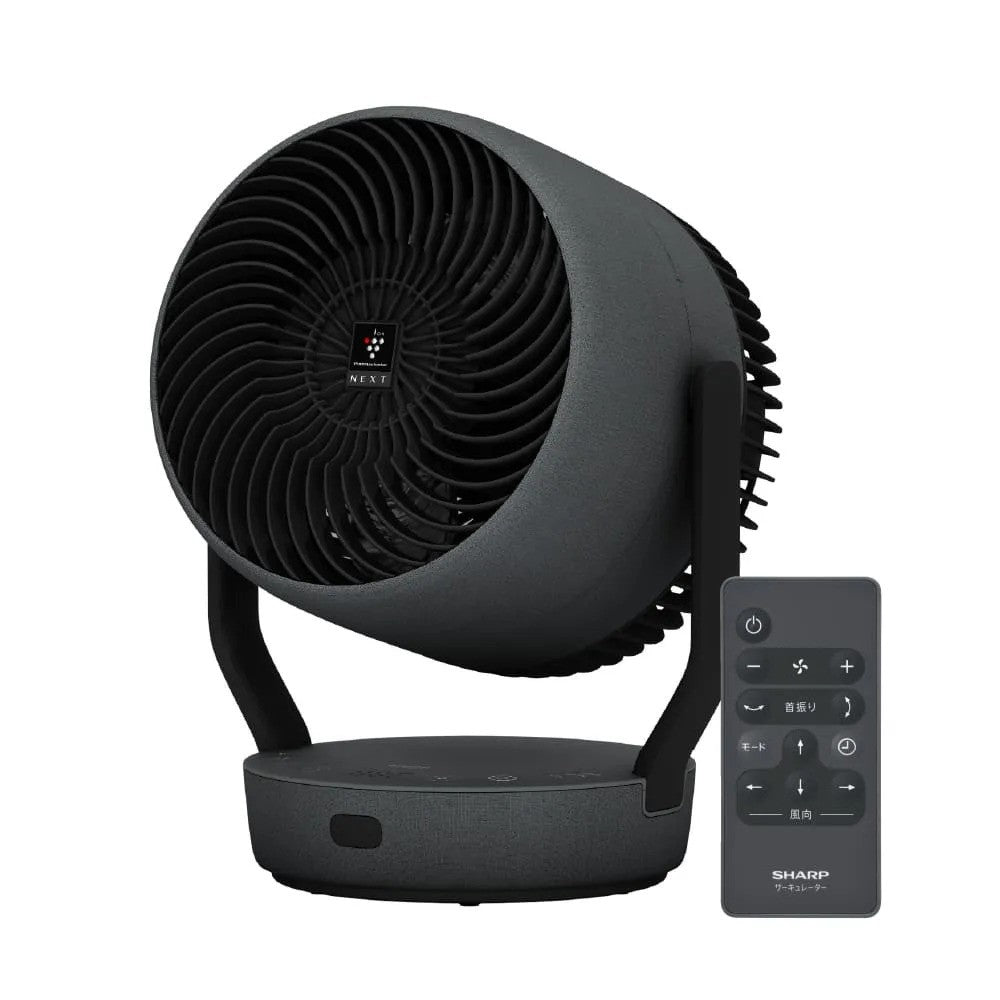 未開封品 シャープ サーキュレーター PK-18S03-B アッシュブラック 大風量 低騒音 プラズマクラスターNEXT 3D首振り タイマー DCモーター ニオイ消臭 中古 a1