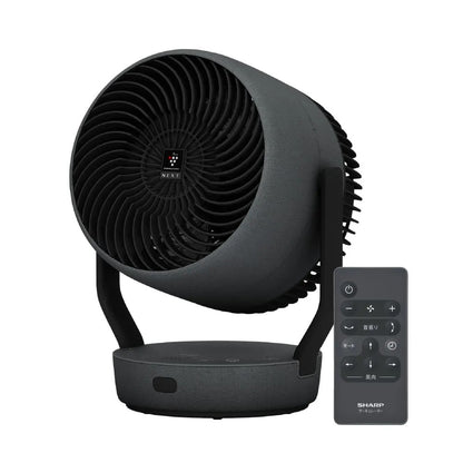 未開封品 シャープ サーキュレーター PK-18S03-B アッシュブラック 大風量 低騒音 プラズマクラスターNEXT 3D首振り タイマー DCモーター ニオイ消臭 中古 a1