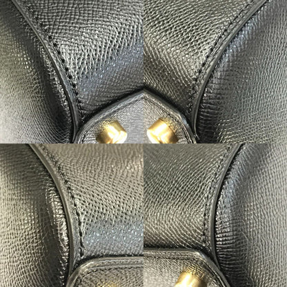 COACH コーチ ハンドバッグ レディース レザー 2way 斜め掛け ショルダー ボストン ブラック/グリーン F88033 中古 T1