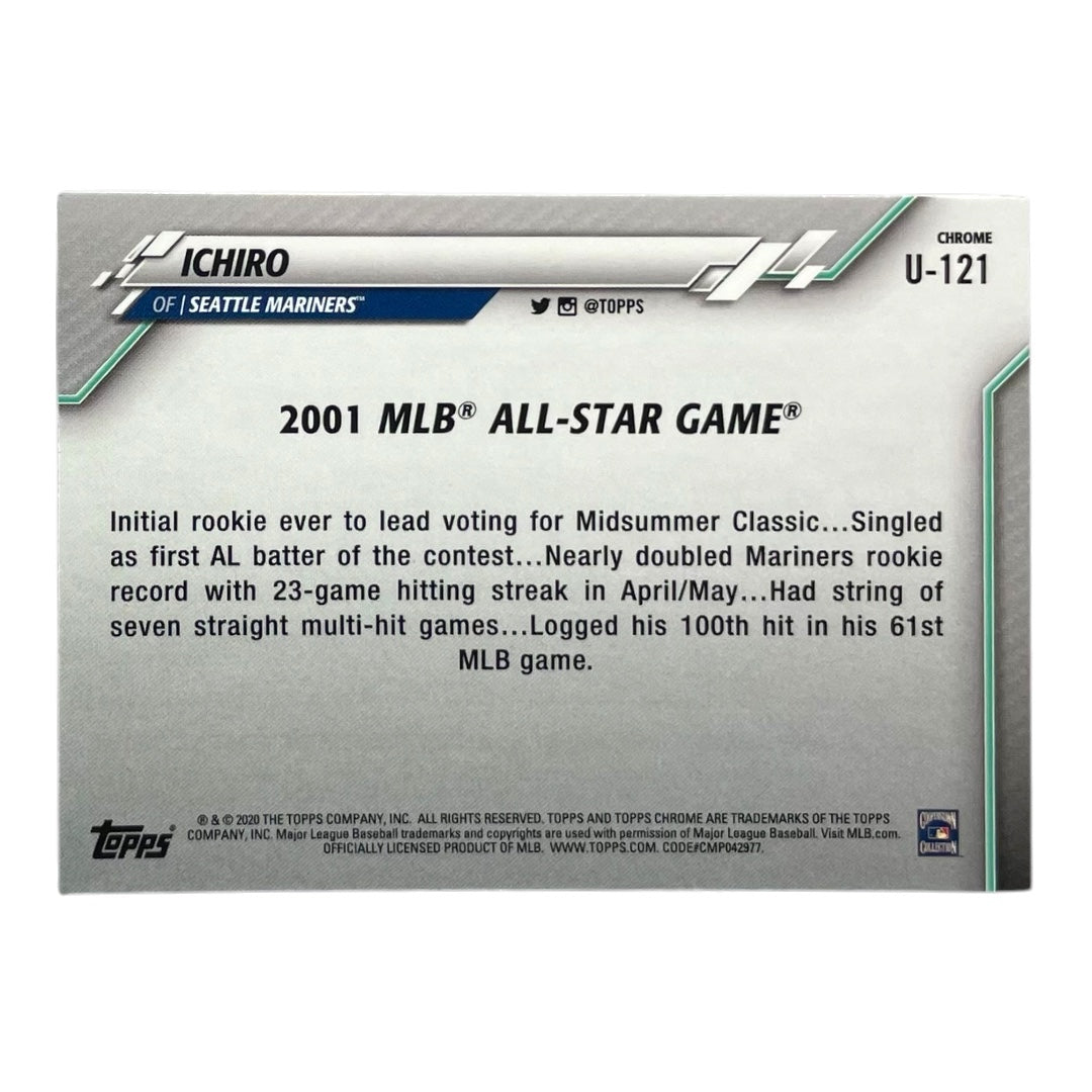 TOPPS MLBカード CHROME ICHIRO SEATTLE MARINERS #U-121 中古 IT2