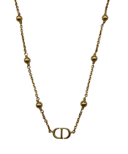 Christian Dior クリスチャンディオール CDロゴ ネックレス 中古 D4