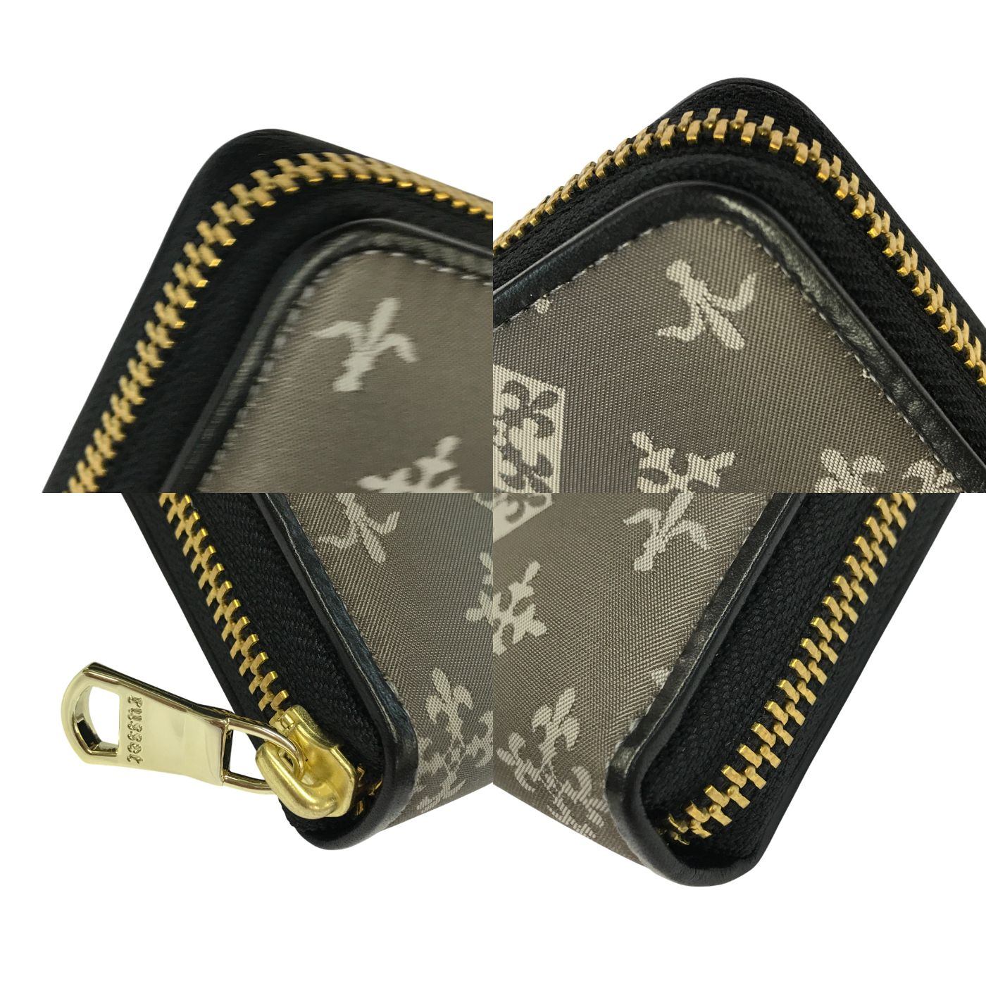 russet ラシット 長財布 レディース ラウンドジップ ファスナー 三層式小銭入れ 収納大 グレー SO-348 中古 T1