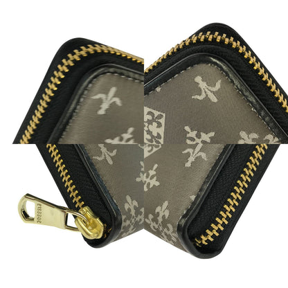 russet ラシット 長財布 レディース ラウンドジップ ファスナー 三層式小銭入れ 収納大 グレー SO-348 中古 T1