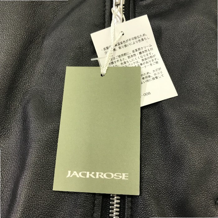 未使用品 JACKROSE ジャックローズ 羊革 ジャケット 5(XL) レディース 秋 冬 春 かわいい ライダース 中古 KW1