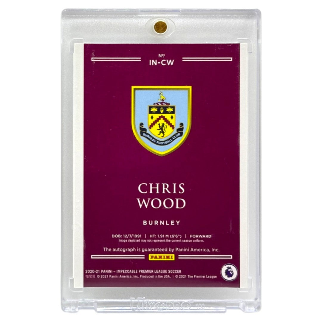 PANINI サッカーカード IMPECCABLE PREMIER LEAGUE CHRIS WOOD BURNLEY /99 #IN-CW 中古 IT1