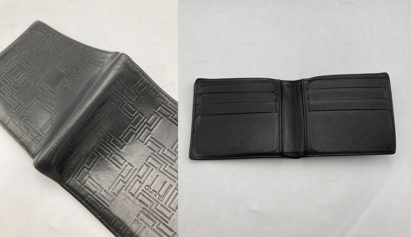 dunhill ダンヒル レザー 2つ折り 札入れ 中古 D4