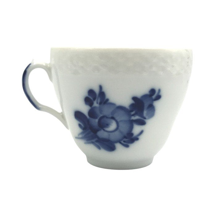 ROYAL COPENHAGEN ロイヤルコペンハーゲン ブルーフラワー カップ＆ソーサー ペア 2客 花柄 コーヒーカップ ホワイト/ブルー 中古 T1