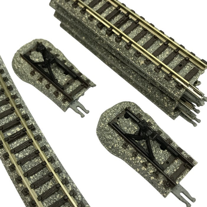 TOMIX Nゲージ 複線機関庫3個 レール21本セット 鉄道模型 レイアウト 線路 中古 T1