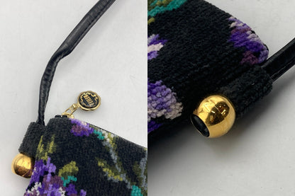 FEILER フェイラー シャノン ショルダーバッグ チャコールグレー 中古 D4