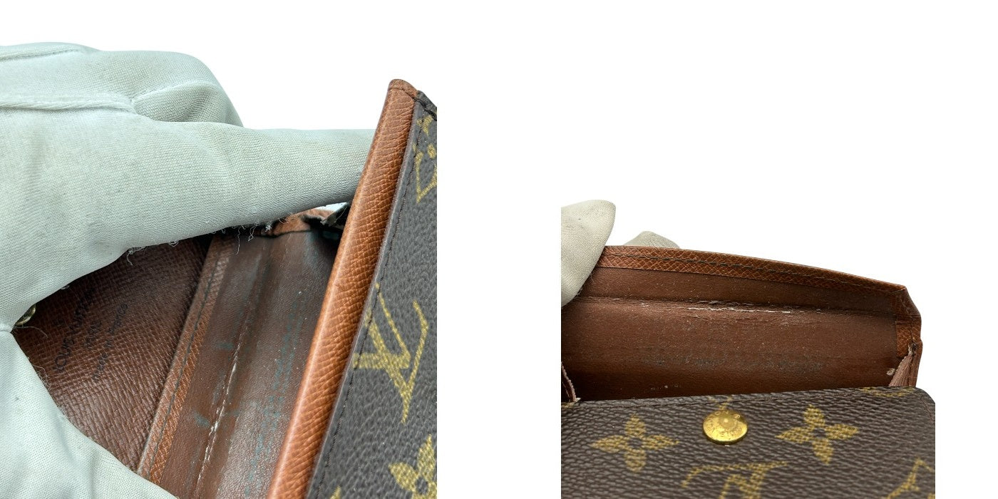 LOUIS VUITTON ルイヴィトン モノグラム ポルトモネ プラ コインケース M61930 中古 W4