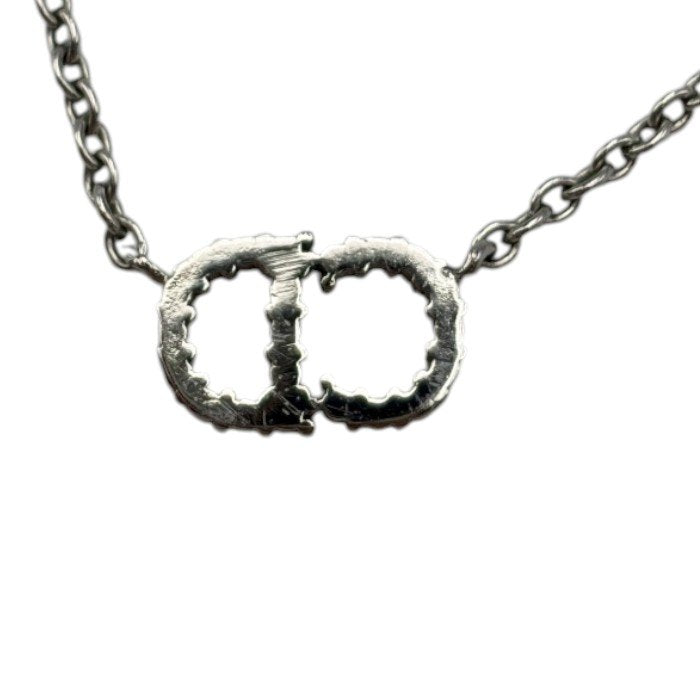 Dior ディオール Clair D Lune クレール ディー リュヌ ラインストーン ネックレス ブランド アクセサリー おしゃれ レディース CDロゴ 中古 W４