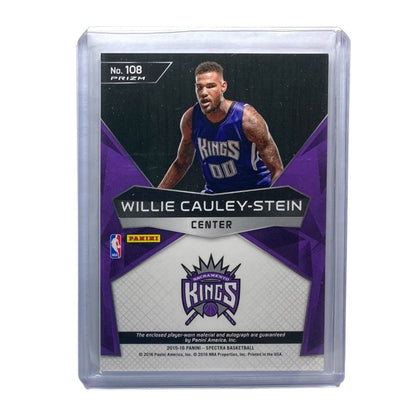 PANINI NBAカード SPECTRA PRIZM WILLIE CAULEY-STEIN SACRAMENTO KINGS #108 中古 IT2