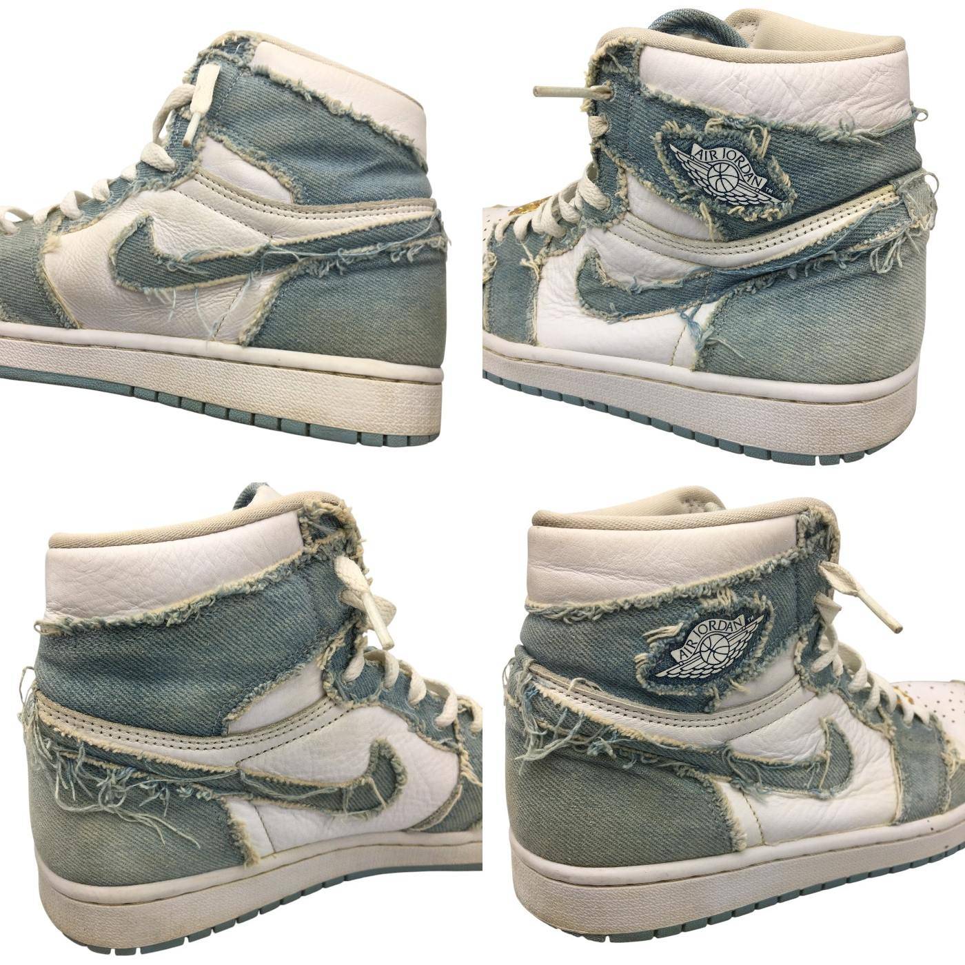 NIKE ナイキ WMNS AIR JORDAN 1 HIGH OG DENIM 26cm DM9036-104 中古 Y4