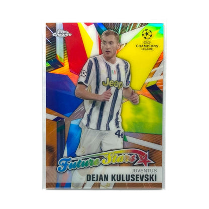 TOPPS サッカーカード CHROME DEJAN KULUSEVSKI JUVENTUS /25 #FS-DK 中古 IT2